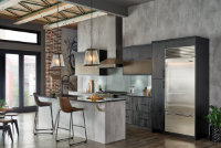 04_AF006 Natural Auminum Bronze Matte Glass, Piper Charred, Archicrete Panels Overall